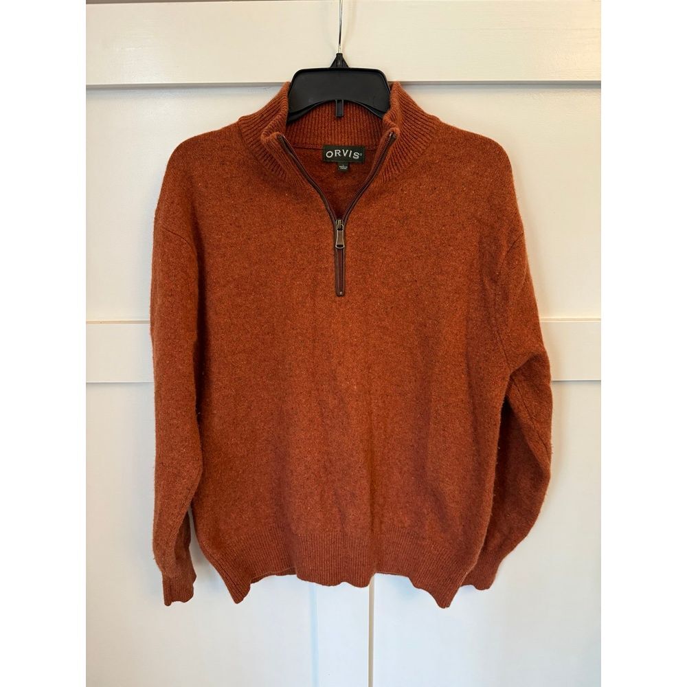 Orvis size large mens pullover‎ euc